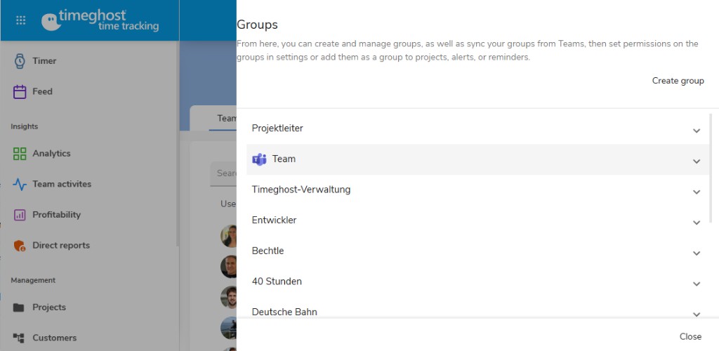 Automatischer Gruppensync